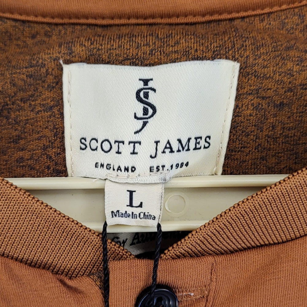 NWT Scott James Polo shirt size Large - Picture 3 of 8